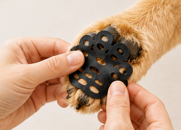Apply The Paw Grip Sticker