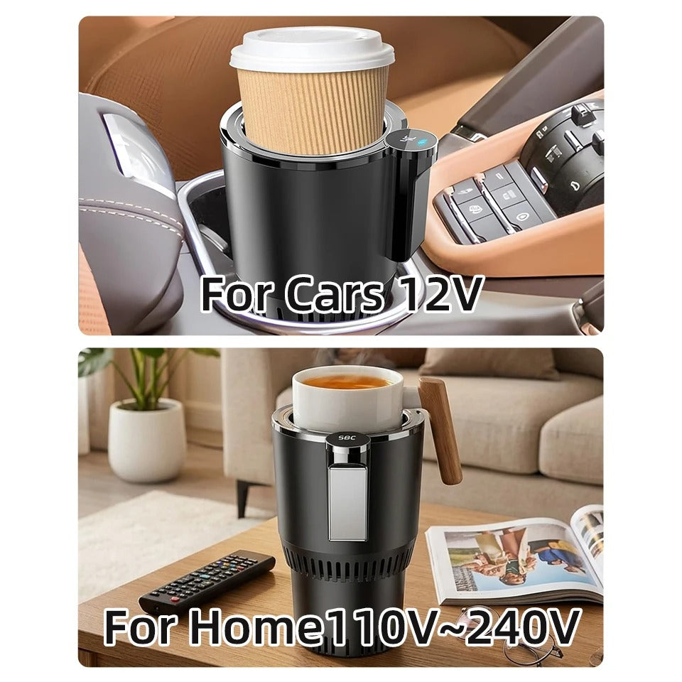 Portable Car Smart Temperature Control Cup Holder 2-in-1