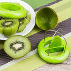 Fast Fruit Kiwi Cutter Peeler Slicer
