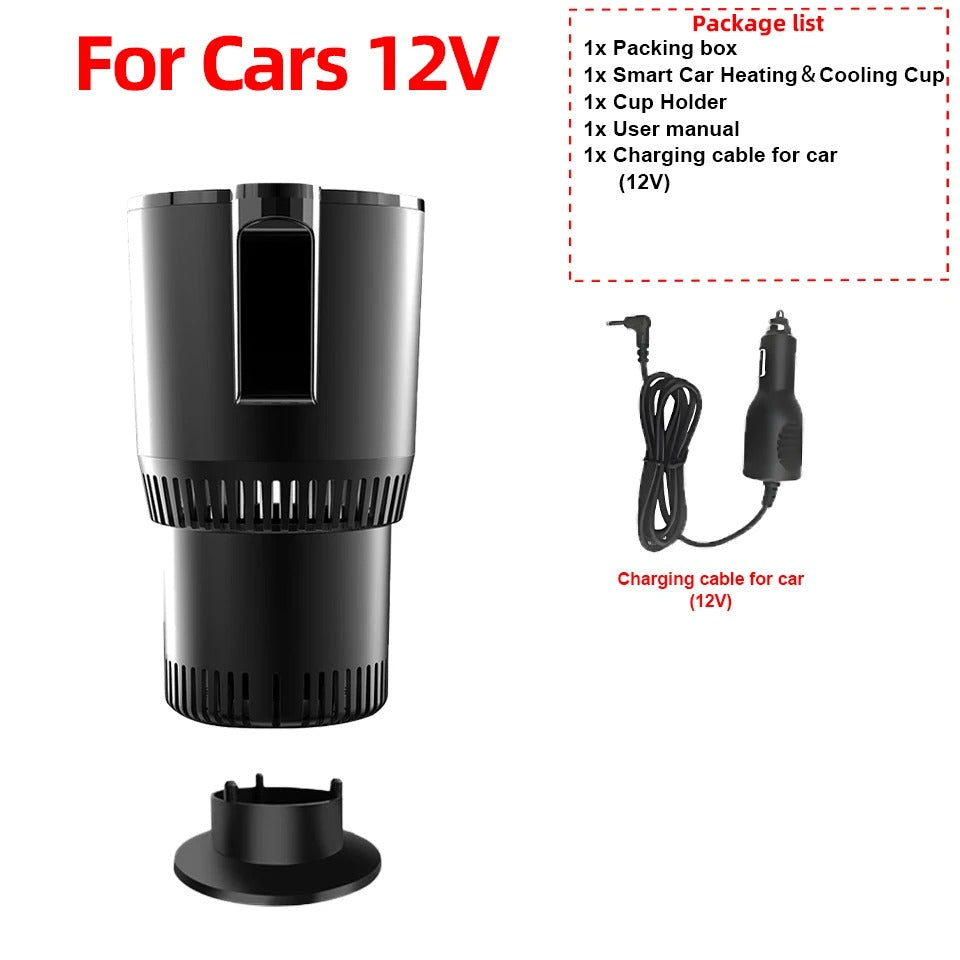 Portable Car Smart Temperature Control Cup Holder 2-in-1